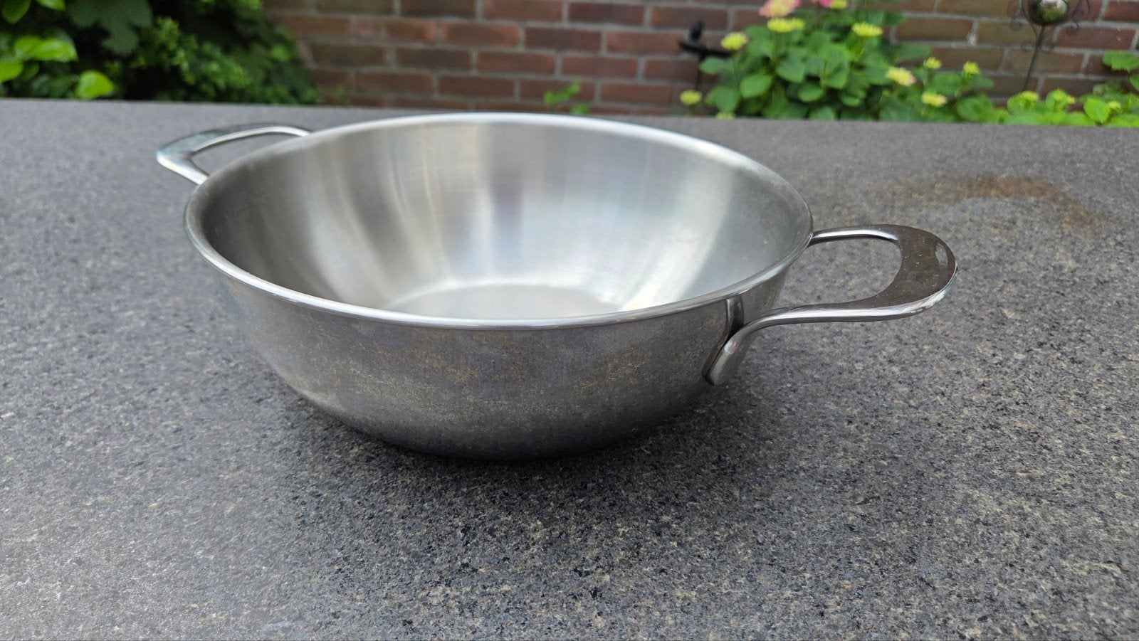 Habonne RVS wokpan - Geschikt voor inductie, Huis en Inrichting, Keuken | Potten en Pannen, Kookpan of Snelkookpan, Ophalen of Verzenden