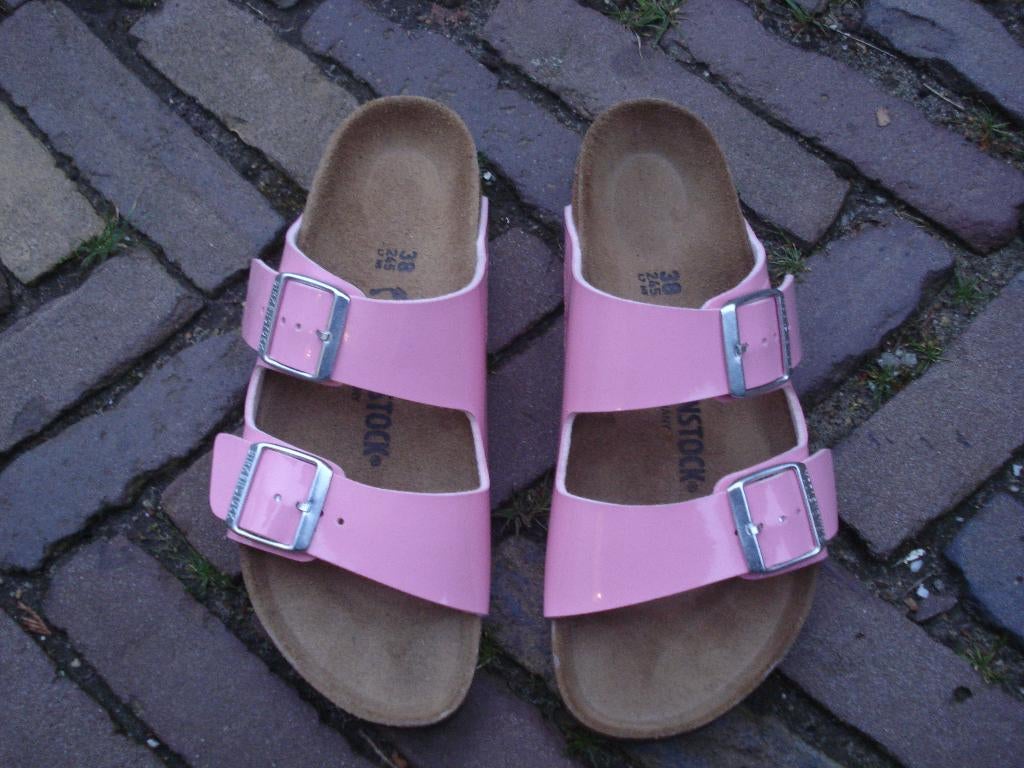 BIRKENSTOCK ARIZONA ROZE NIEUW NU GRATIS VERZENDING PER POST, Slippers, Verzenden, Nieuw, Birkenstock 38