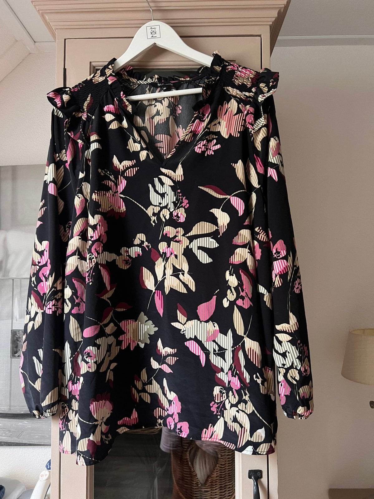 MS Mode blouse maat 48, Ophalen of Verzenden, Zo goed als nieuw, Meerkleurig, Blouse of Tuniek
