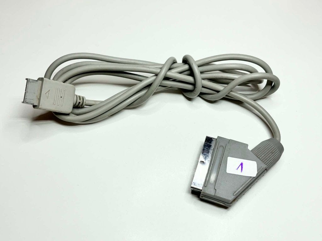 Scart AV kabel voor Sony PlayStation 1, Ophalen of Verzenden, Gebruikt, Voeding, Oplader of Kabel, PlayStation 2