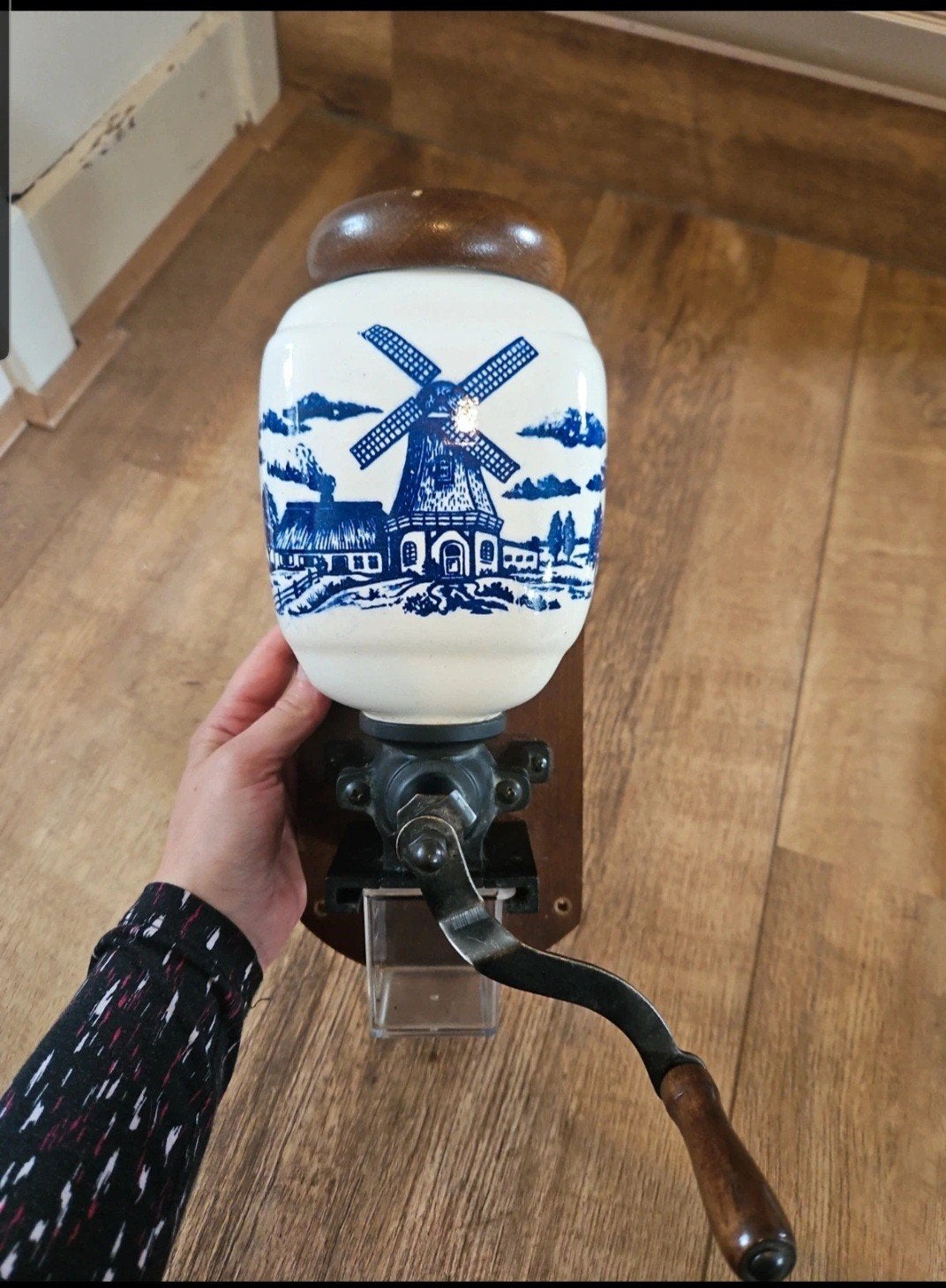 Wandkoffiemolen, Ophalen of Verzenden, Gebruikt, Overige merken, Koffiemolen