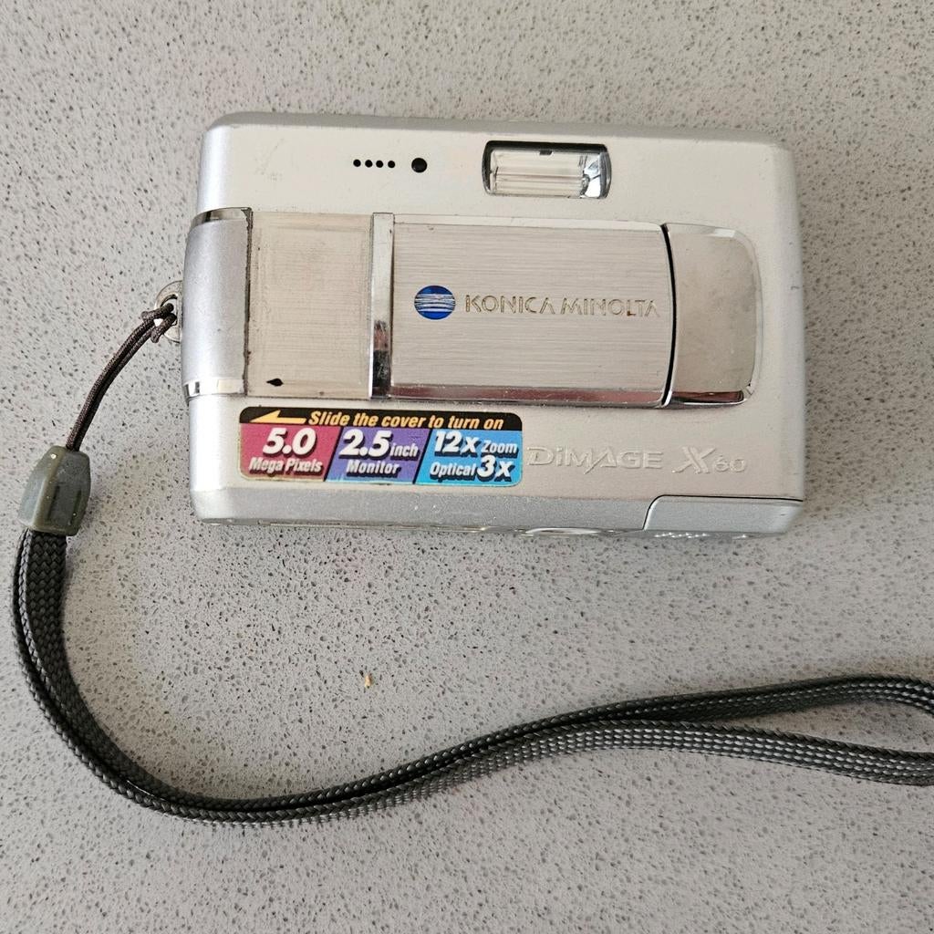 Konica Minolta Dimage X60, Audio, Tv en Foto, Fotocamera's Digitaal, Gebruikt, Compact, Konica, 8 keer of meer, Ophalen of Verzenden