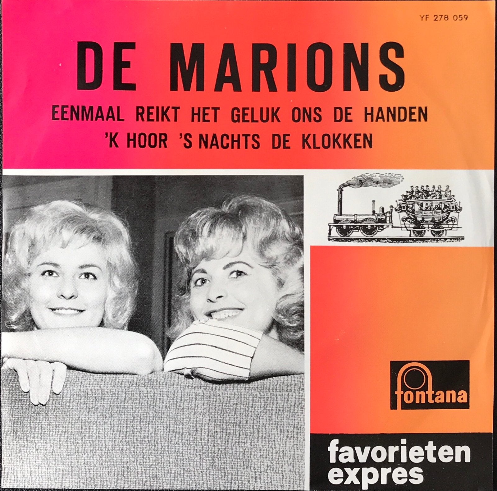 De MARIONS - Eenmaal reikt het geluk…Toppertje in NIEUWSTAAT, Verzenden, Zo goed als nieuw, 7 inch