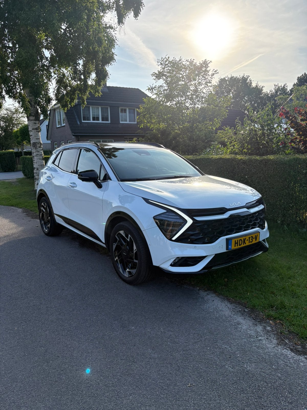 Kia Sportage 1.6 T-gdi 265pk Plug-in Hybrid AT6 4WD 2024 Wit, Auto's, Kia, Automaat, Zwart, 4 cilinders, Wit
