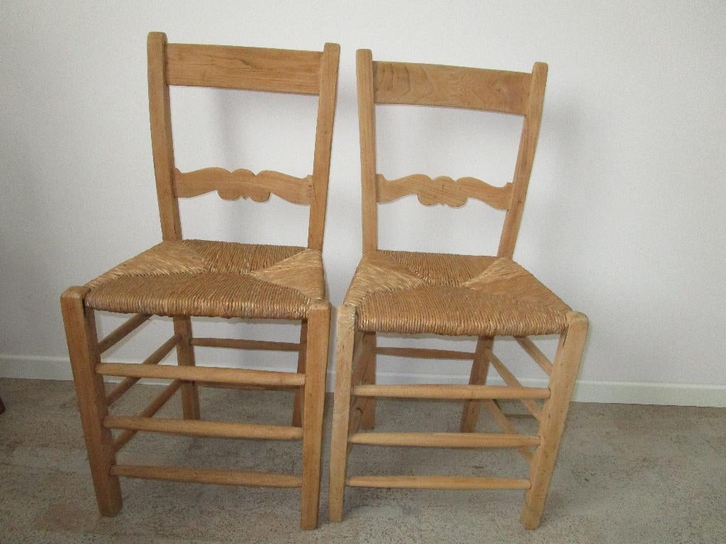 stoelen, Huis en Inrichting, Stoelen, Ophalen, Gebruikt, Twee, Bruin