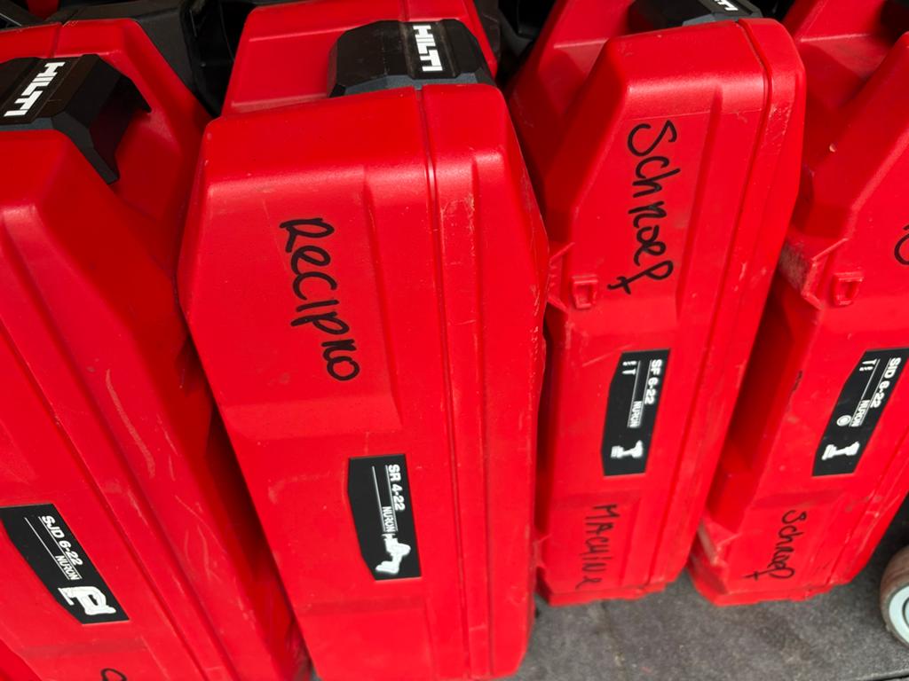 Hilti Gereedschapskoffers - Diverse Modellen, Ophalen of Verzenden, Gebruikt