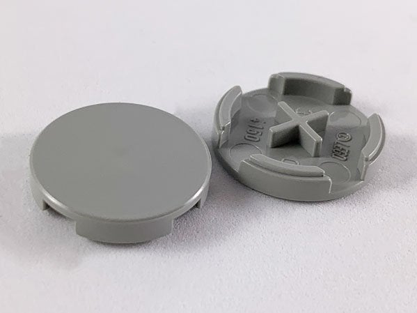 Lego Light Gray Tile, Round 2 x 2, Gebruikt, Overige thema's, Lego, Ophalen of Verzenden