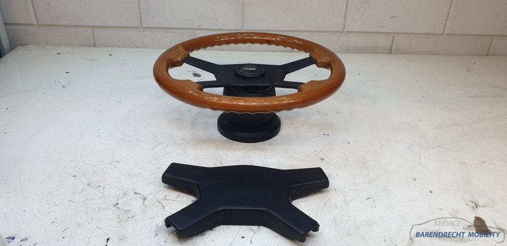 Retro Raid Houten sport stuur W201 W124 stuurnaaf 4DKBA70075, Auto-onderdelen, Interieur en Bekleding, Gebruikt, Mercedes-Benz AG