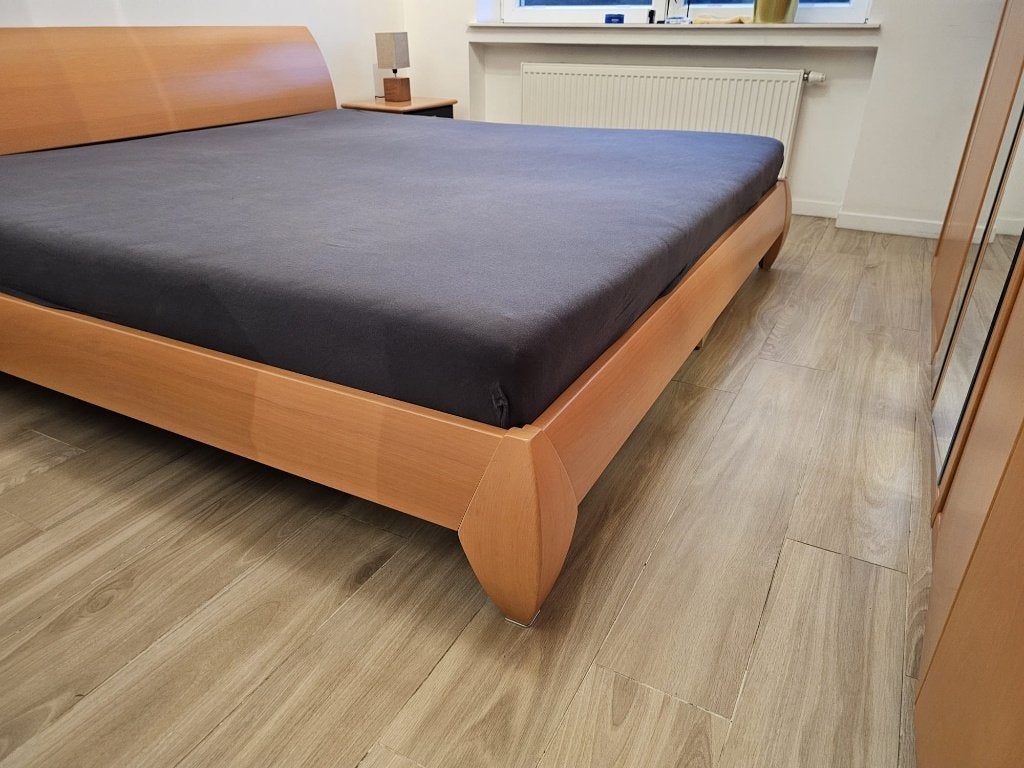 Hülsta bed 200  200 cm met 2 lattenbodems en 2 nachtkastjes, Huis en Inrichting, Slaapkamer | Bedden, Ophalen of Verzenden, Tweepersoons