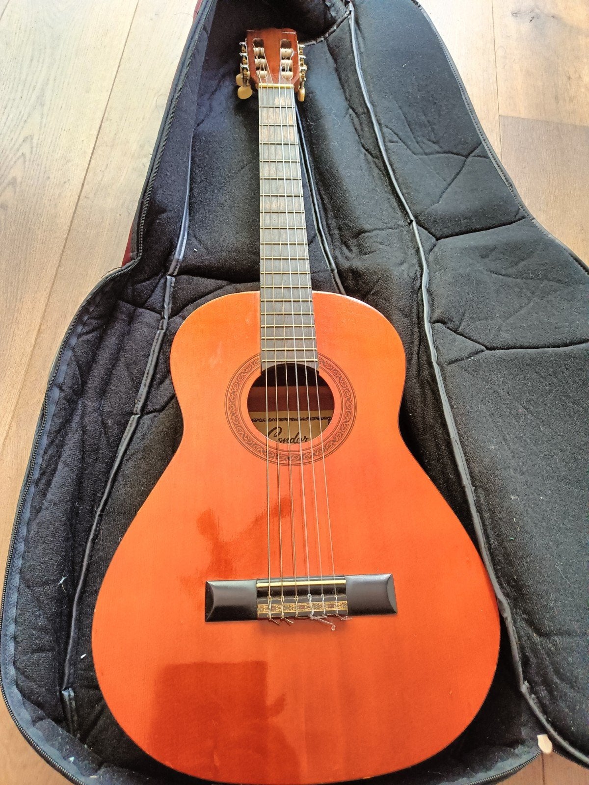 Spaanse gitaar kinder formaat, Ophalen, Gebruikt, Klassieke of Spaanse gitaar, Met koffer