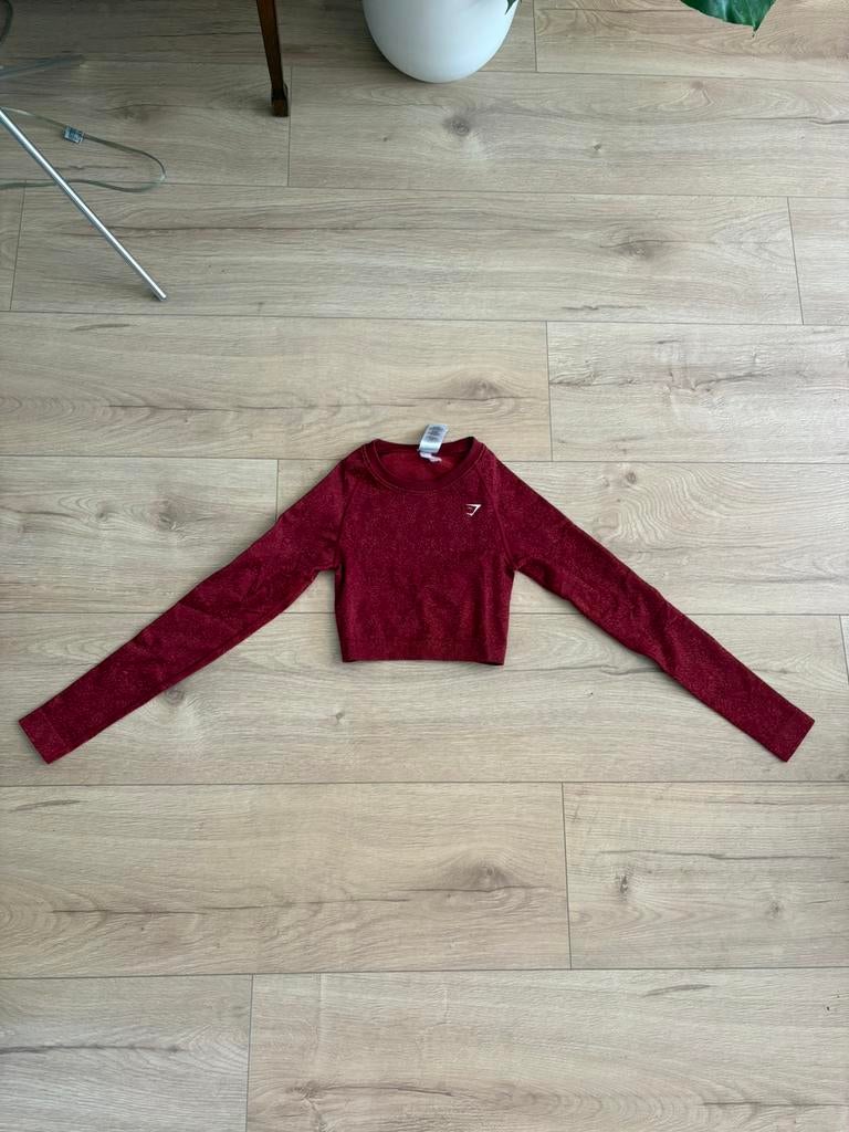 Gymshark Tops, Ophalen of Verzenden, Zo goed als nieuw, Maat 34 (XS) of kleiner, Rood