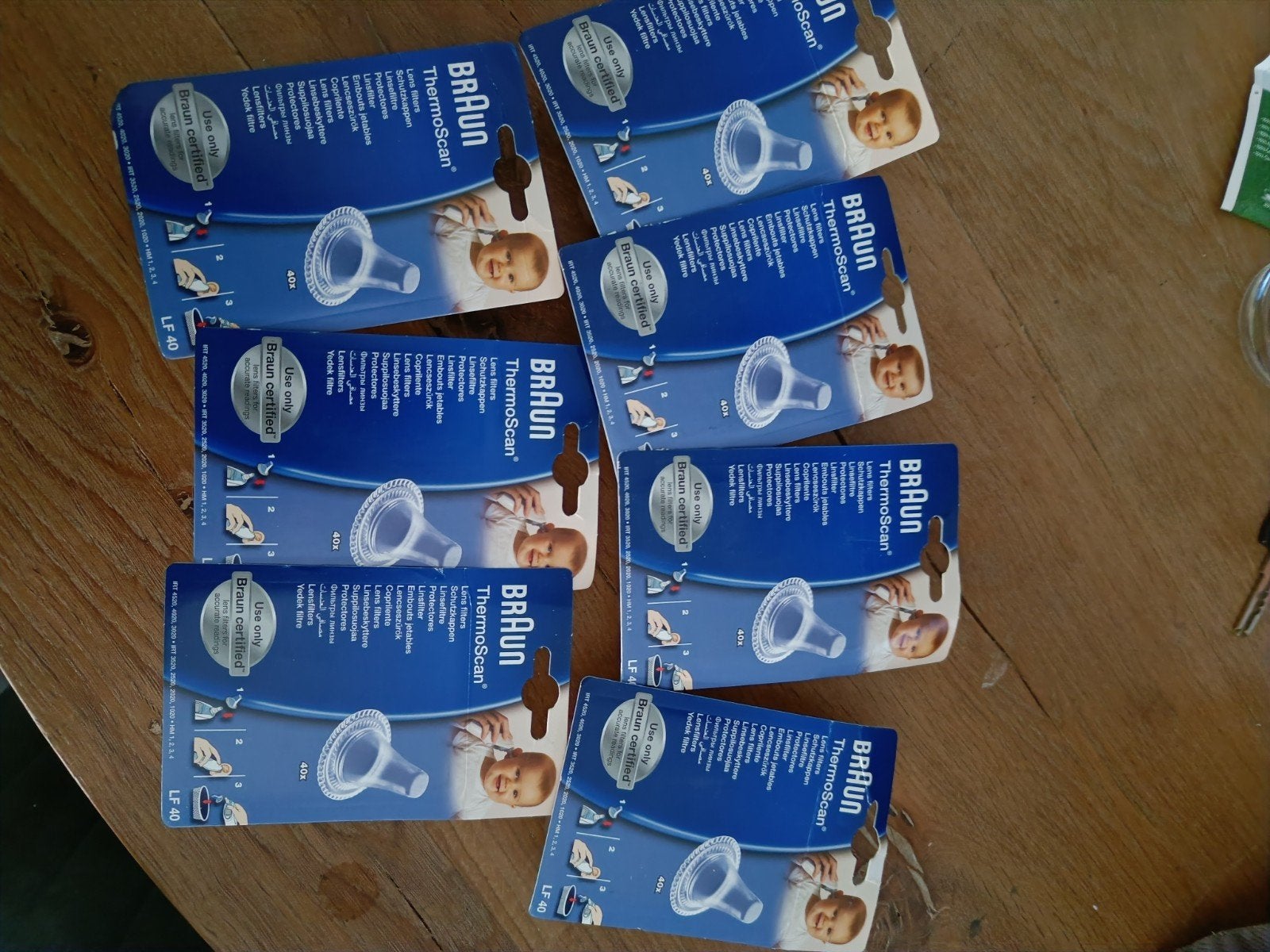 7x Braun LF 40- navulset lensfilters oorthermometer NIEUW, Diversen, Verpleegmiddelen, Ophalen of Verzenden