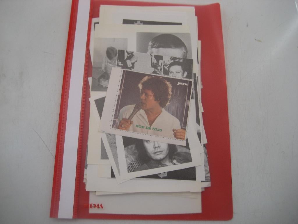 rob de nijs artikelen sticker knipsels, Verzamelen, Ophalen of Verzenden, 1980 tot heden, Nederland, Knipsel(s)