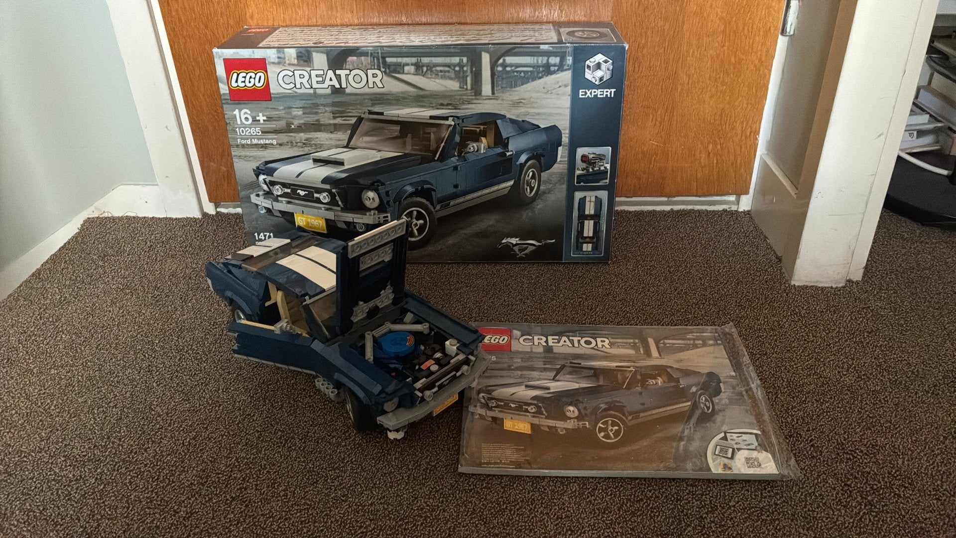 Lego Creator Ford Mustang 10265, Ophalen of Verzenden, Zo goed als nieuw, Auto, Overige merken