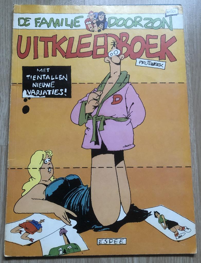 DE FAMILIE DOORZON - UITKLEEDBOEK - PRUTSWERK - ESPEE, Boeken, Stripboeken, Eén stripboek, Ophalen of Verzenden, Zo goed als nieuw