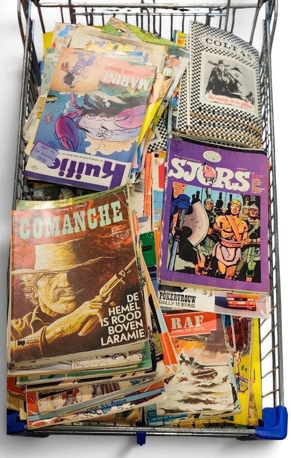 vintage stripboeken| western/wo2 /superhelden/eppo/lasso,18+, Meerdere stripboeken, Ophalen, Gelezen