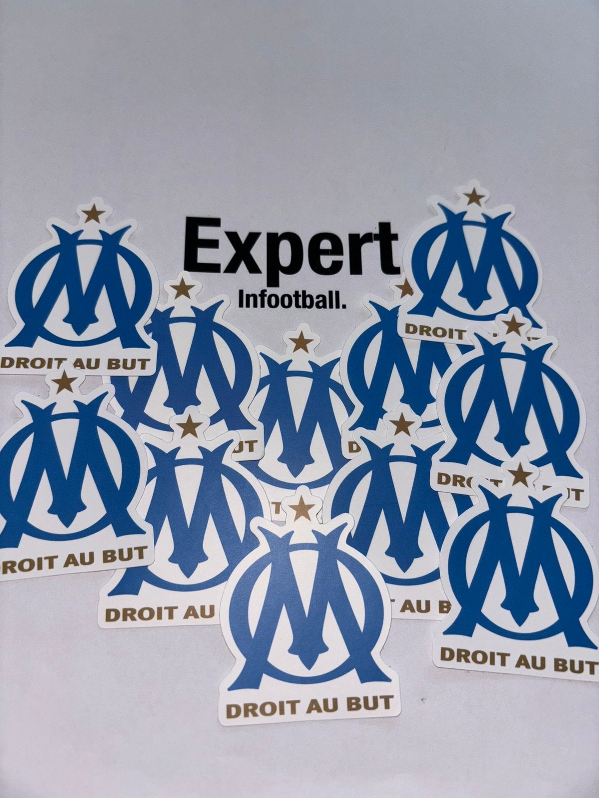 Olympique marseille voetbal logo sticker, Ophalen of Verzenden, Nieuw, Buitenlandse clubs, Poster, Plaatje of Sticker
