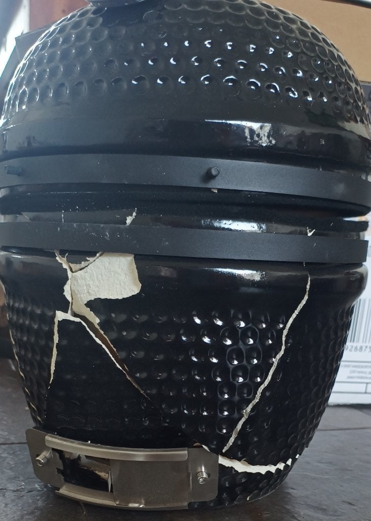 Bovenkant van kamado mini (Diameter 26.5cm), Tuin en Terras, Houtskoolbarbecues, Ophalen, Gebruikt, Overige merken