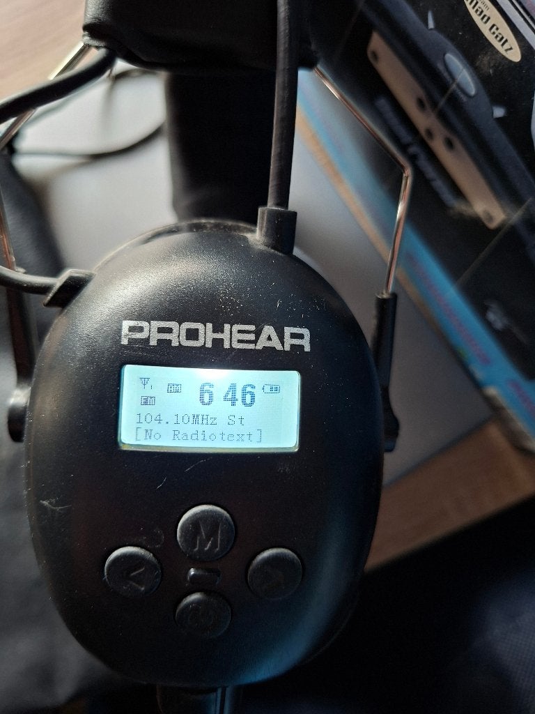 Gehoorbescherming met dap+, Ophalen, Bluetooth, Zo goed als nieuw
