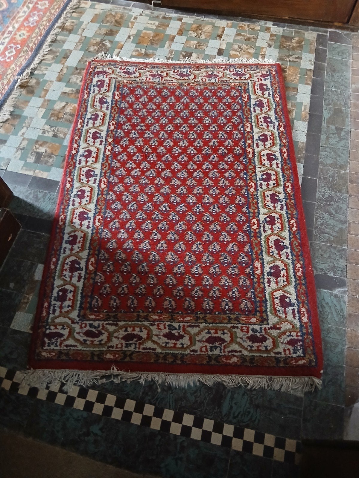 Vintage kleed, vloerkleed, afmeting 130 bij 80 cm, Ophalen