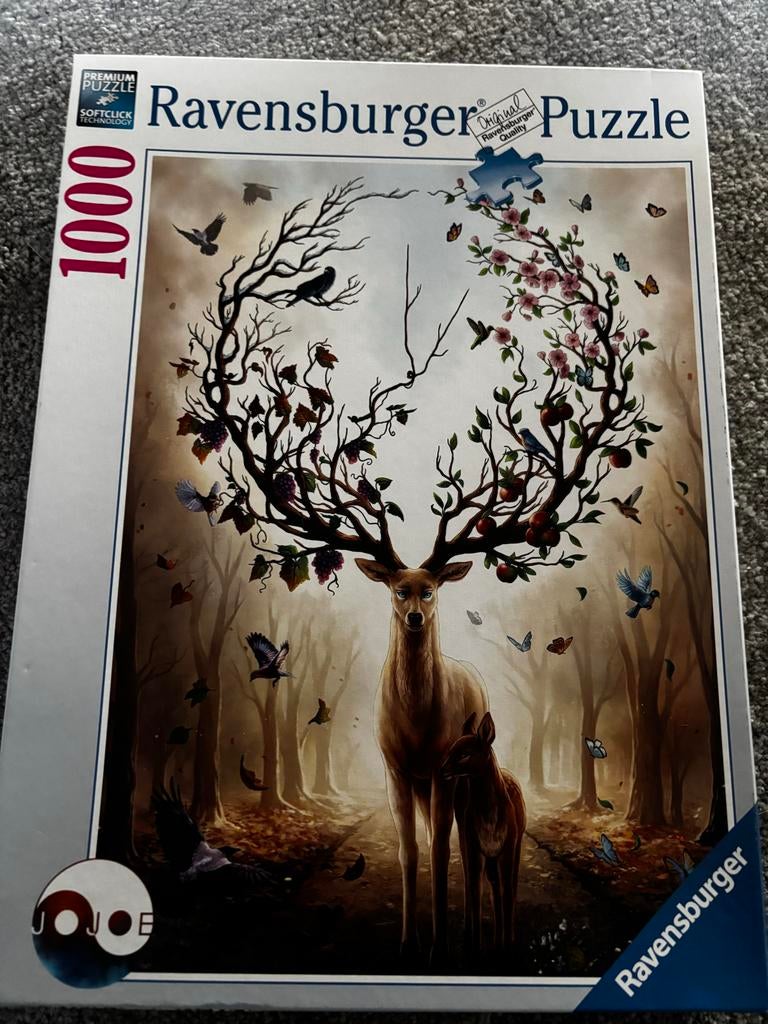 Ravensburger Legpuzzel 1000 stukjes - Magische Hert, Ophalen of Verzenden, 500 t/m 1500 stukjes, Nieuw, Legpuzzel