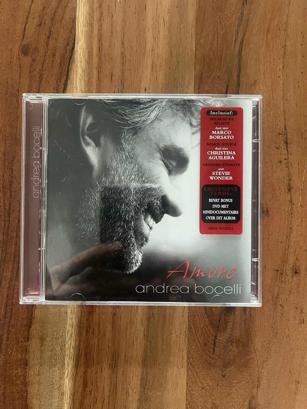 Cd Andrea Bocelli Amore alleen de cd, Ophalen of Verzenden, Zo goed als nieuw