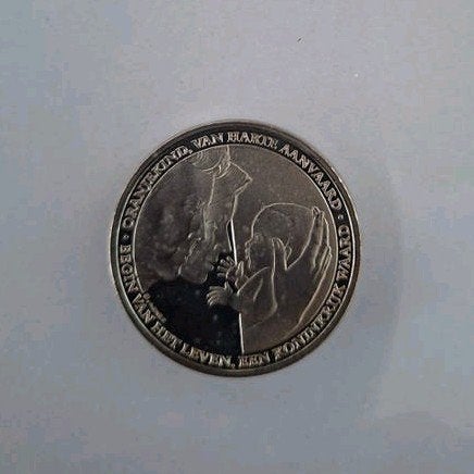 Herdenkingspenning geboorte Prinses Amalia 2003, Postzegels en Munten, Munten | Nederland, Koningin Beatrix, Geboorte of Huwelijk