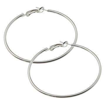prachtige nieuwe grote zilver creolen 7 cm, Ophalen of Verzenden, Nieuw, Zilver, Overige materialen