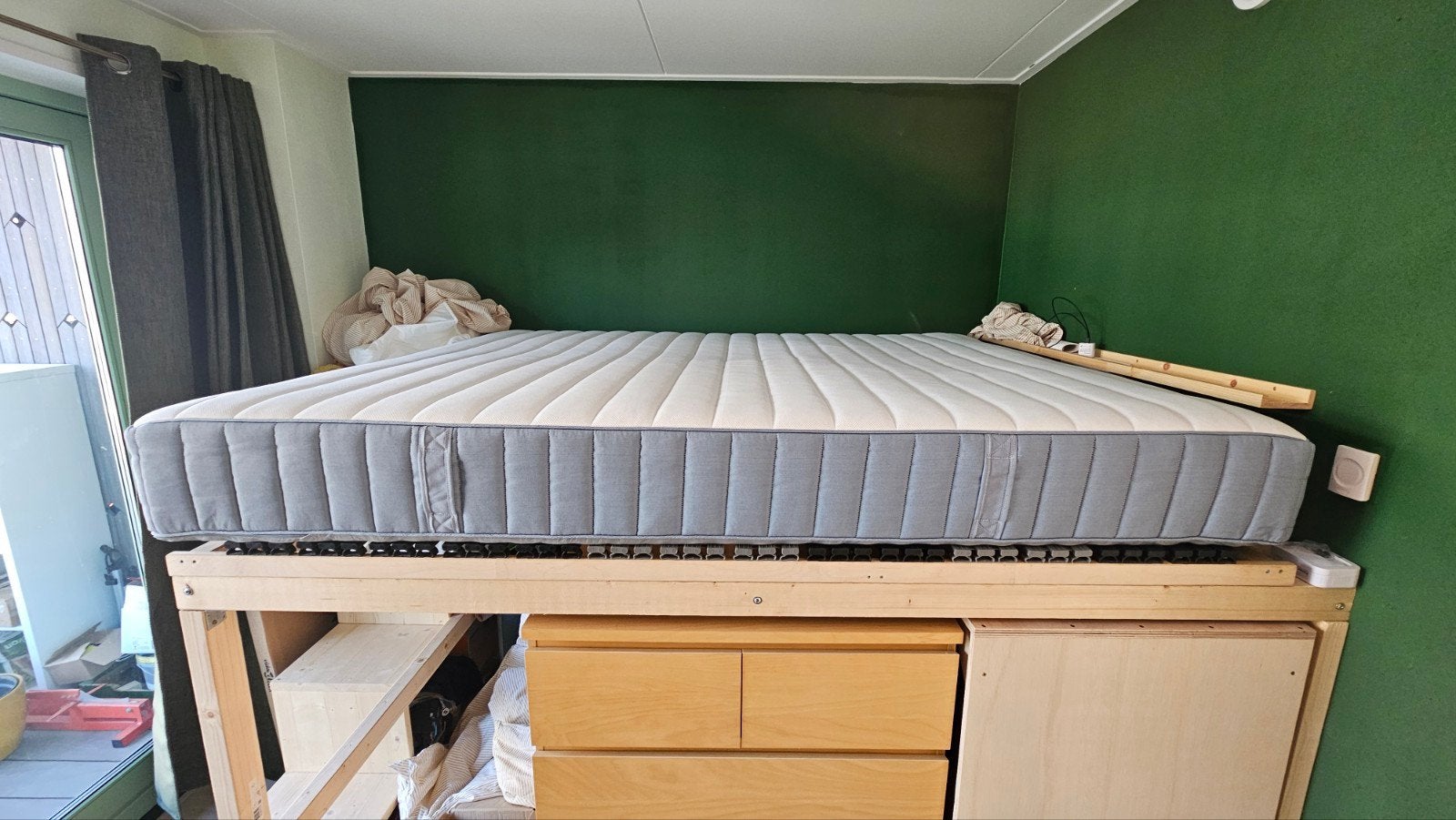 IKEA Valevåg pocketvering matras 160x200 middelhard, Huis en Inrichting, Slaapkamer | Matrassen en Bedbodems, Ophalen, Tweepersoons