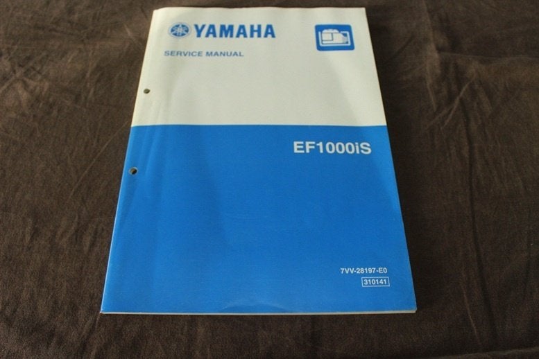 Yamaha EF1000is 2002 generator service manual EF1000 is, Ophalen of Verzenden, Yamaha