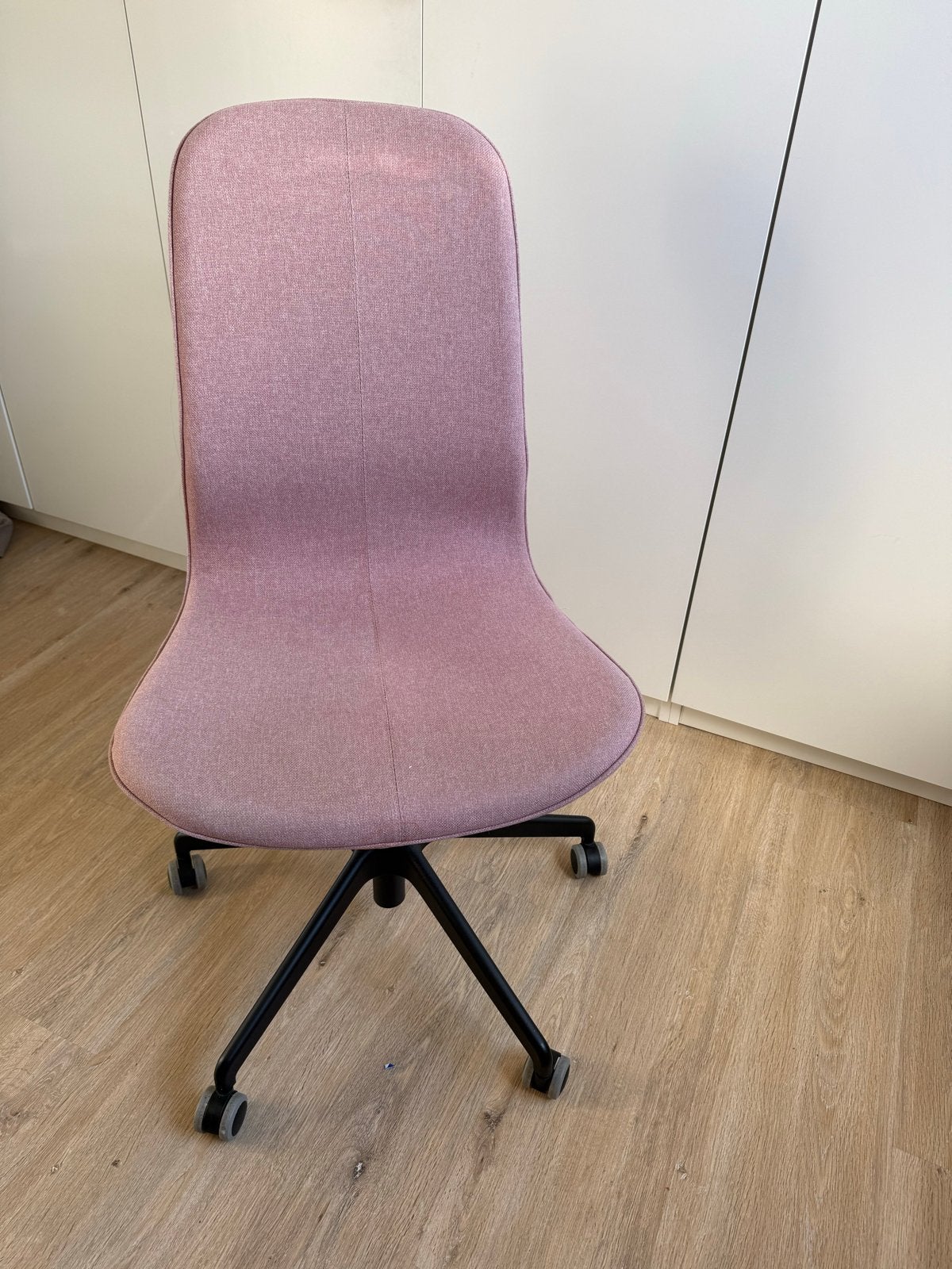 Oud Roze Bureaustoel - Comfortabel en Stijlvol, Ophalen, Gebruikt, Roze, Bureaustoel