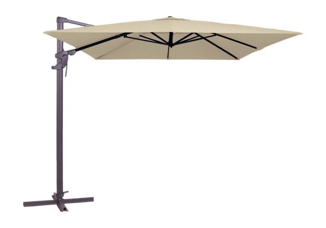 Parasol Madison Monaco 3x3 meter, Tuin en Terras, Parasols, Ophalen, Nieuw, Zweefparasol, Verstelbaar