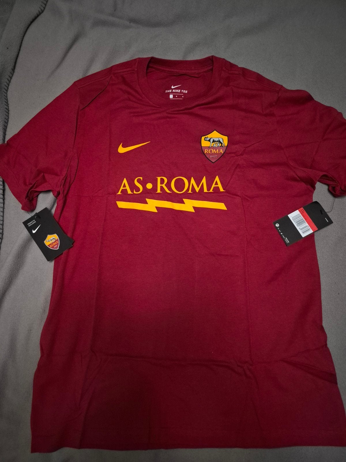 AS Roma T-shirt Maat L Nieuw - Officieel Nike Voetbalshirt, Maat 52/54 (L), Nike, Nieuw, Ophalen of Verzenden