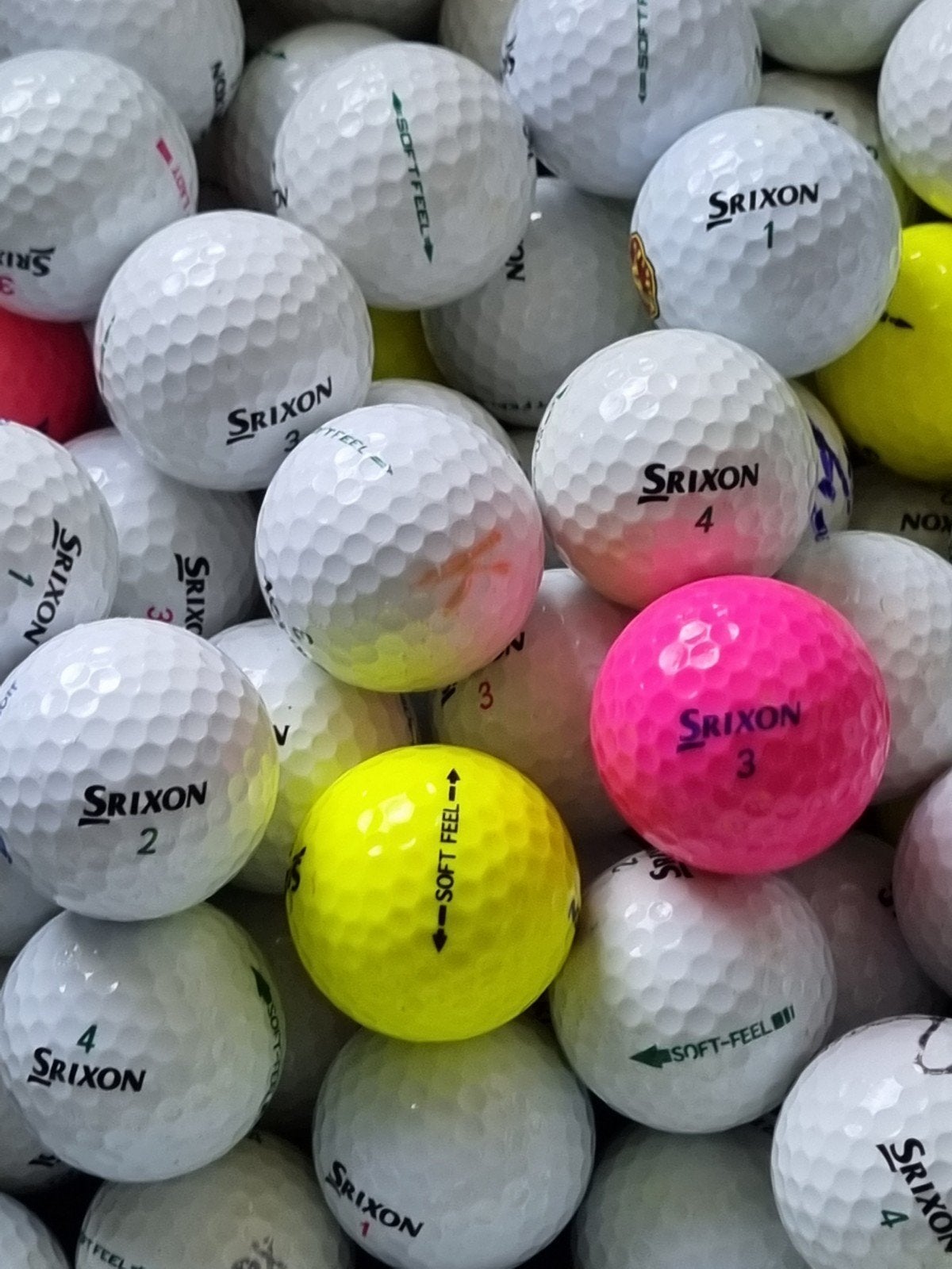 Srixon Soft Feel golfballen 100 stuks €70,00, Sport en Fitness, Ophalen of Verzenden, Bal(len)