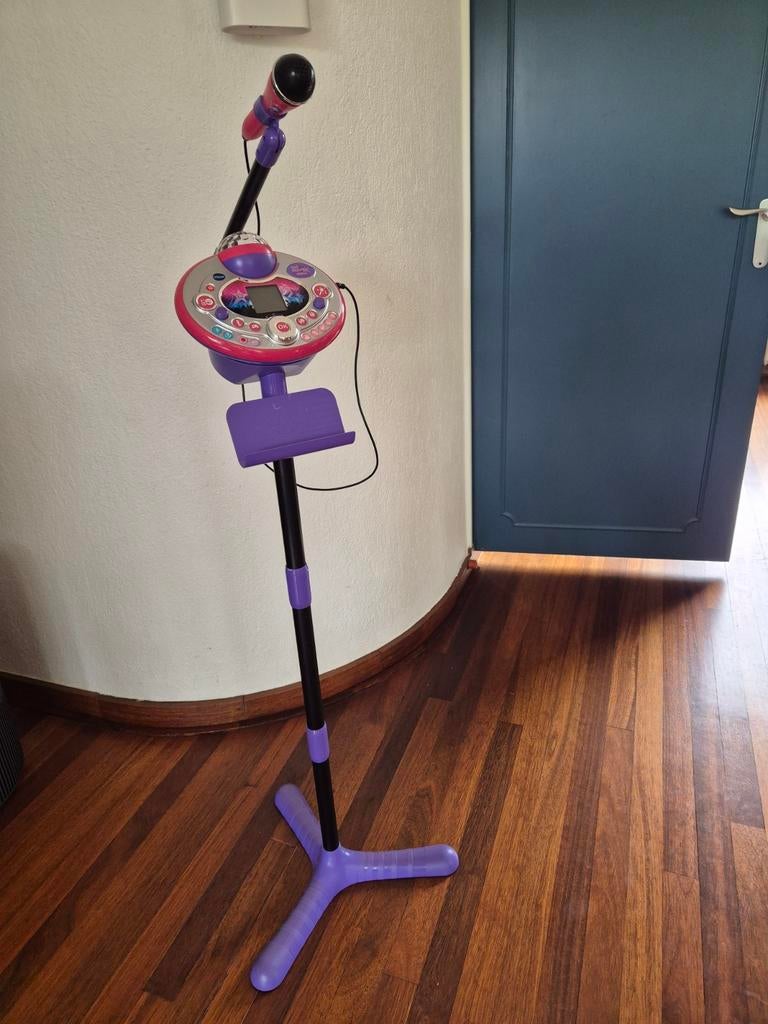 Vtech kidi superstar lightshow - microfoon en discobal, Kinderen en Baby's, Speelgoed | Vtech, Ophalen of Verzenden, Gebruikt