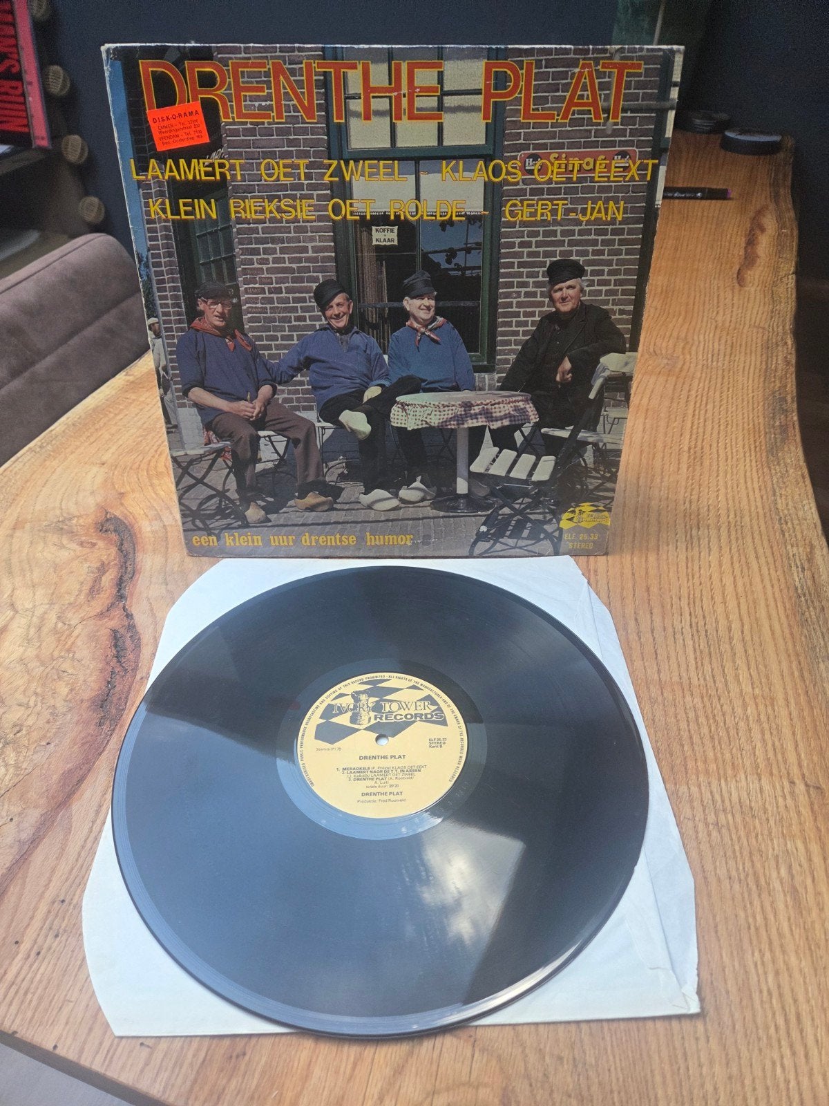 Drenthe Plat - Een klein uur Drentse humor LP, LP, Gebruikt, Overige genres, Ophalen of Verzenden