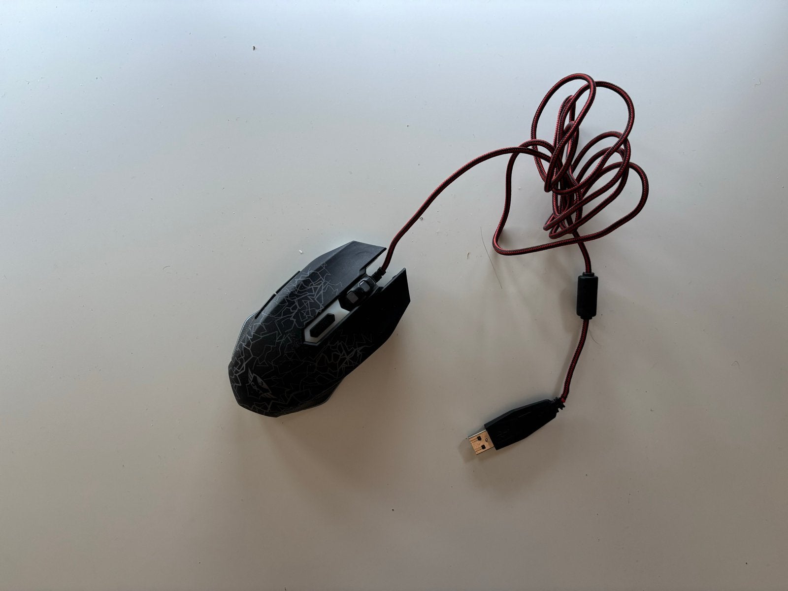 Trust GXT 105 gaming muis, Rechtshandig, Muis, Gebruikt, Gaming muis