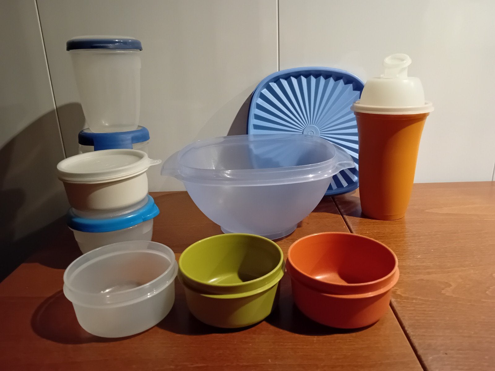 Set tupperware, Ophalen of Verzenden, Zo goed als nieuw, Beker of Kan