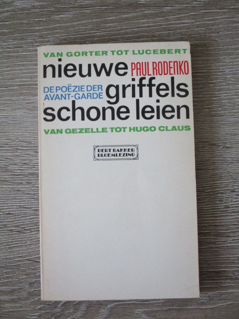Nieuwe griffels schone leien - Paul Rodenko, Boeken, Ophalen of Verzenden, Gelezen