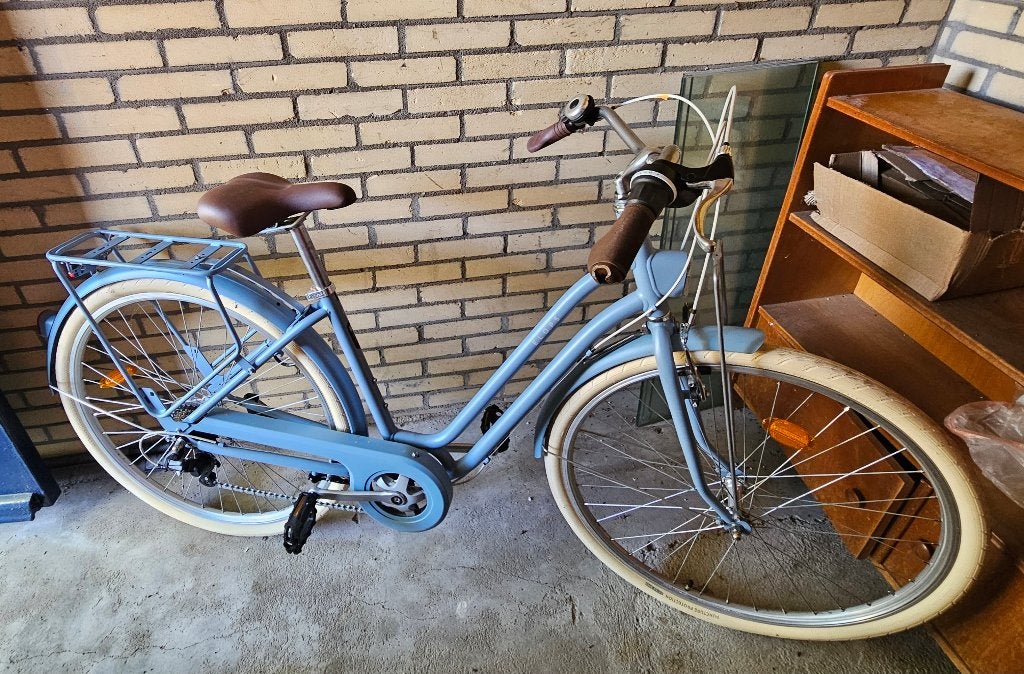 damesfiets laag frame blauw – nooit gebruikt, Fietsen en Brommers, Ophalen, Nieuw, Overige merken