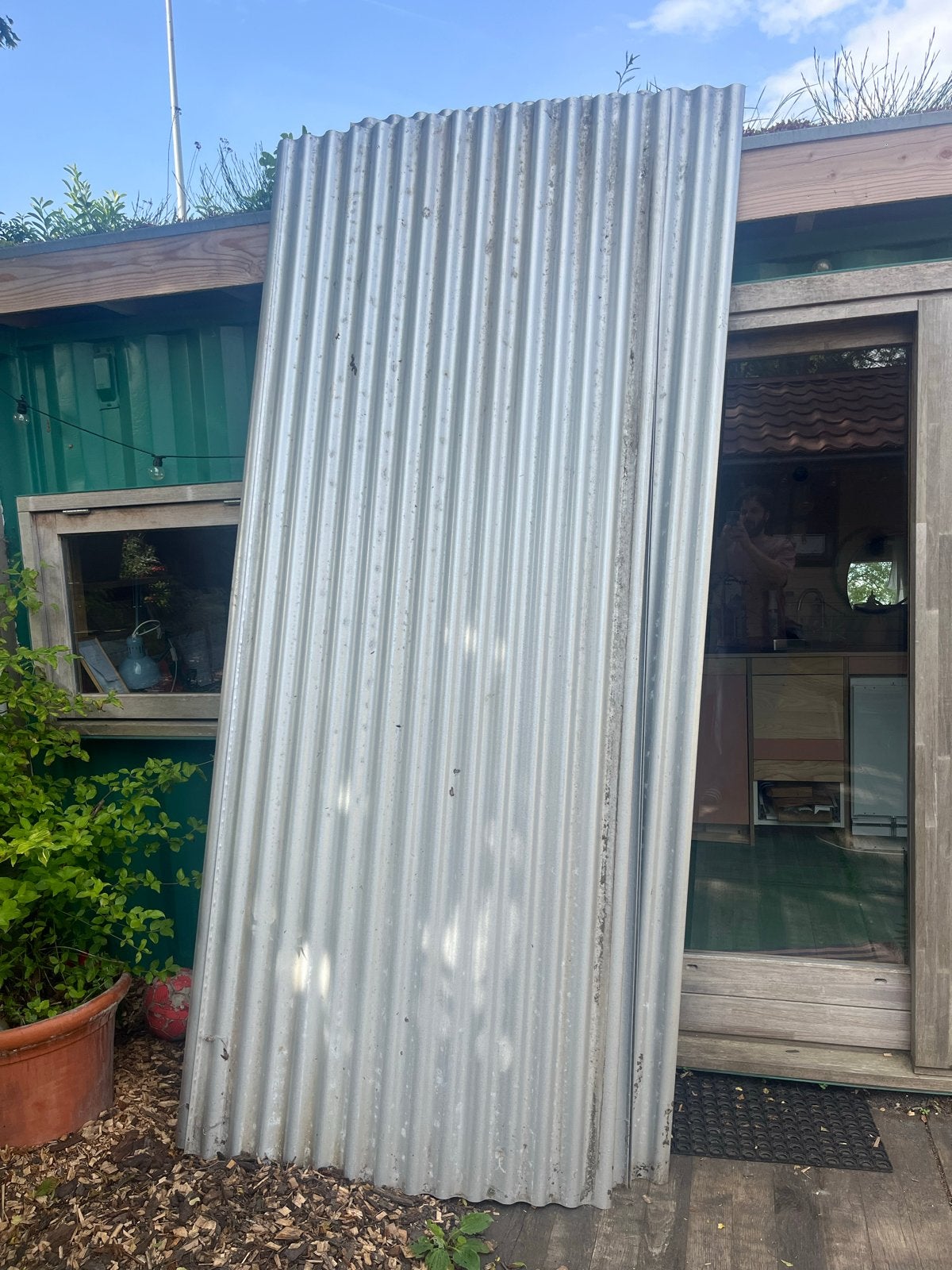 4x Golfplaat 2,75 x 1 meter - Gebruikt, Doe-het-zelf en Verbouw, Platen en Panelen, Gebruikt, Overige materialen, Minder dan 20 mm