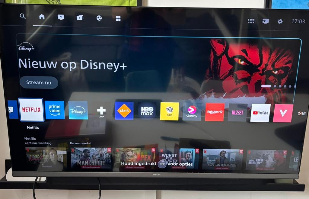 Philips 4K Ultra HD SmartTv, Philips, LED, 50 Hz, Ophalen of Verzenden