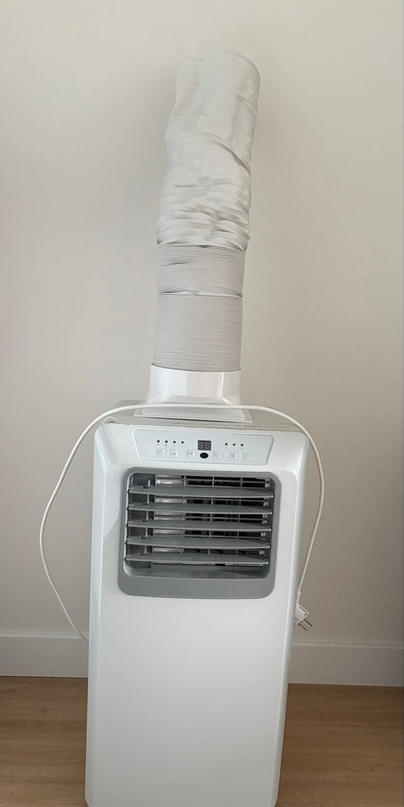 Mobiele airco met uittrekbare afvoerslang (tot 180cm), Ophalen, Gebruikt, Koelen en Ontvochtigen, Mobiele airco