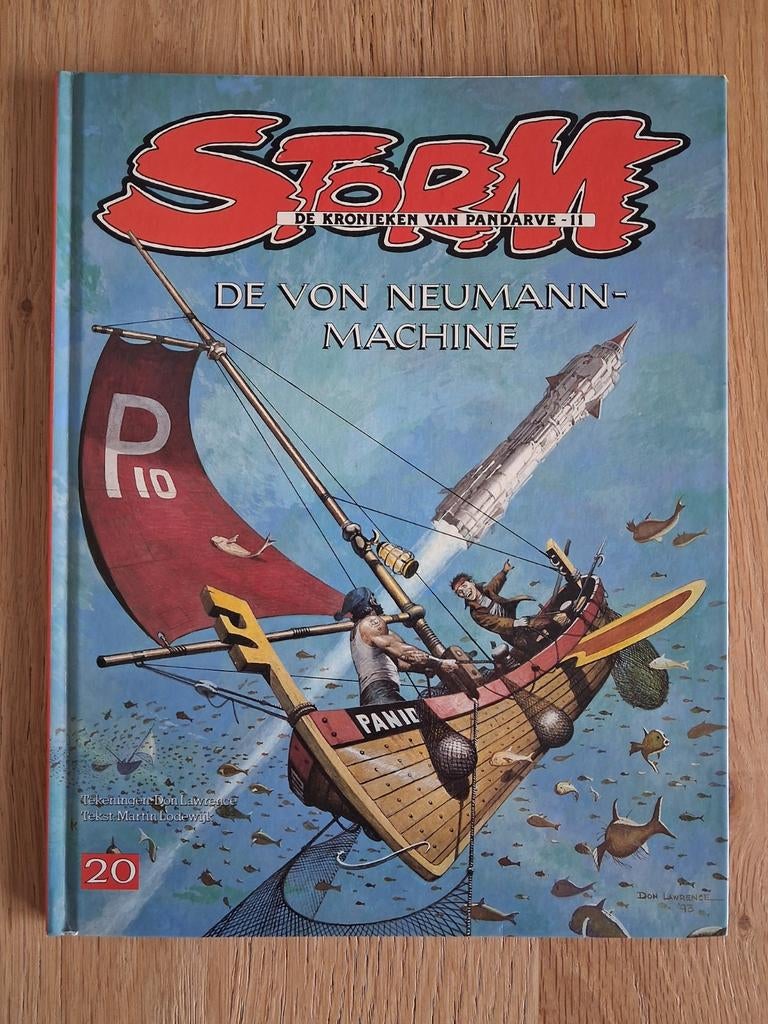 Storm Dl 20 Hardcover  |  Gesigneerd l, Gelezen, Eén stripboek, Ophalen of Verzenden, Don Lawrence