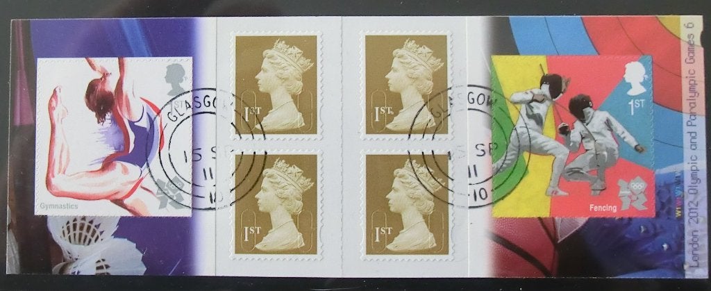 postzegelboekje Engeland, PM 32, gest, Ophalen of Verzenden, Gestempeld