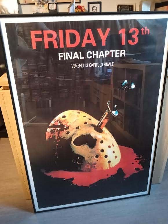 Friday the 13th The Final Chapter - Poster + Lijst, Ophalen, Gebruikt, Deurposter of groter, Vierkant