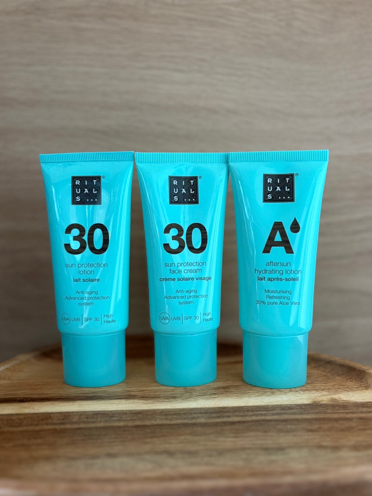 Rituals Of Karma Sun Care Set 3 x 50ml Face cream & Aftersun, Verzenden, Nieuw, Zonnebrand of After Sun