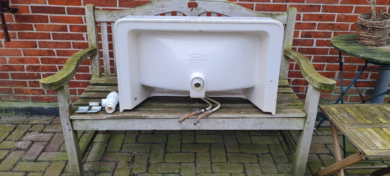 wasbak ikea met kraan, Ophalen, Gebruikt