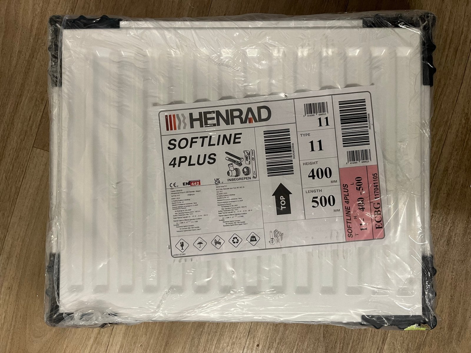Nieuwe Henrad Softline Radiator Type 11 - 50x40cm, 30 tot 80 cm, Radiator, Nieuw, Minder dan 60 cm