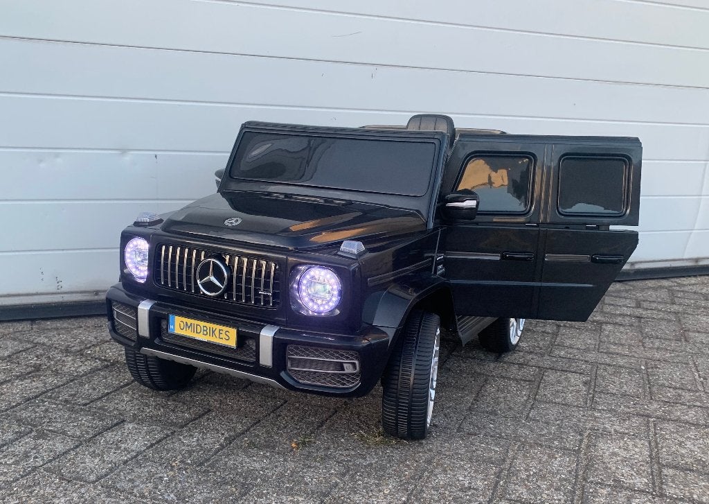 Mercedes G63 AMG 12v Metallic zwart Bluetooth / Afst., Ophalen of Verzenden, Nieuw, Overige typen
